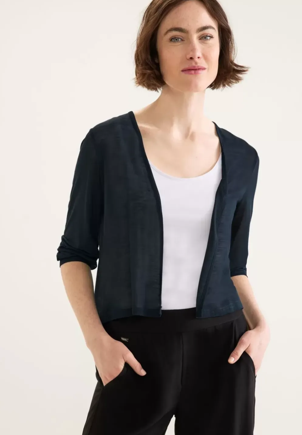 Offene Shirtjacke