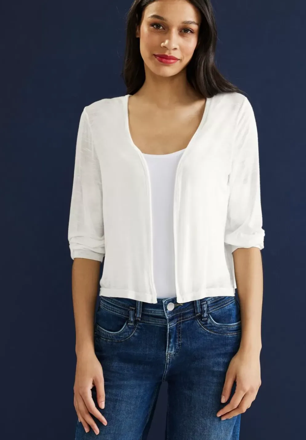 Offene Shirtjacke