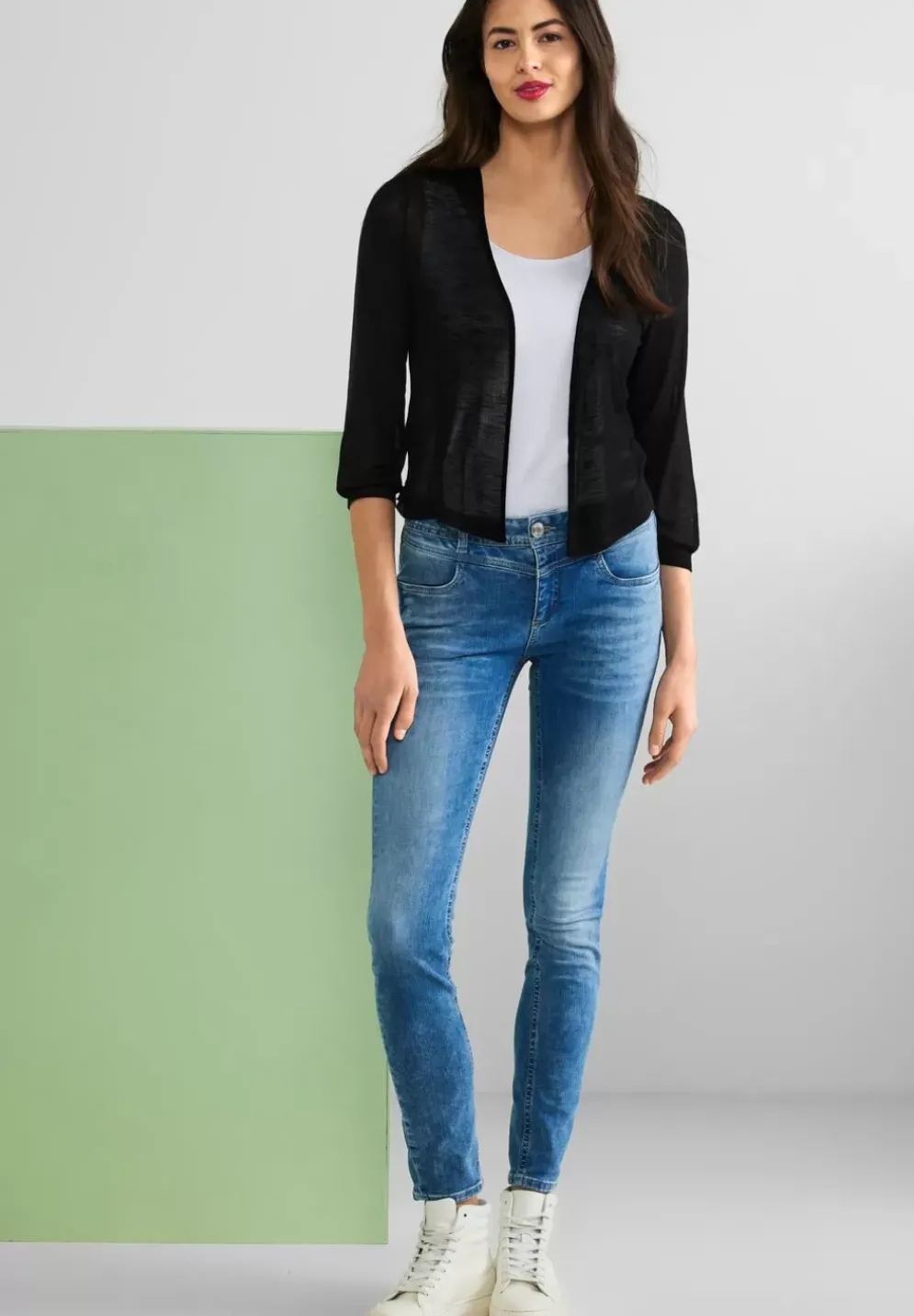 Offene Shirtjacke