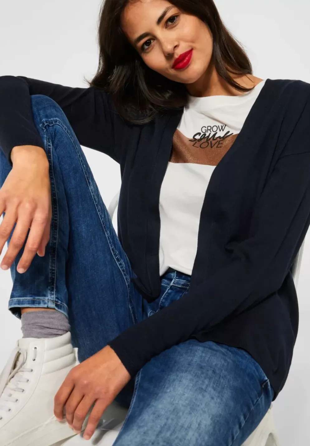 Offener Cardigan