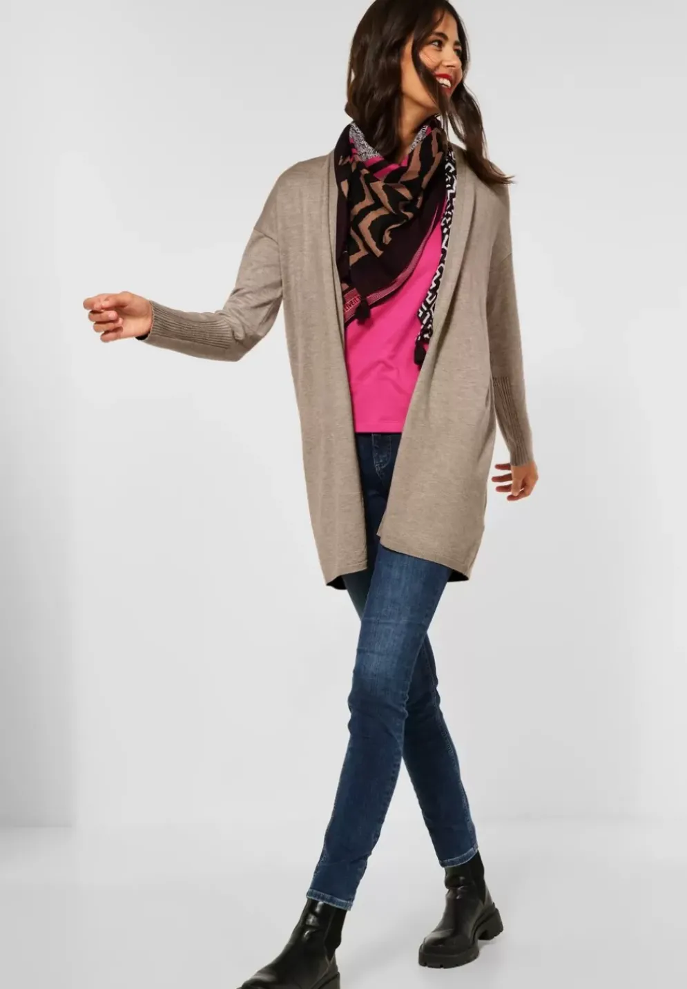 Offener Cardigan