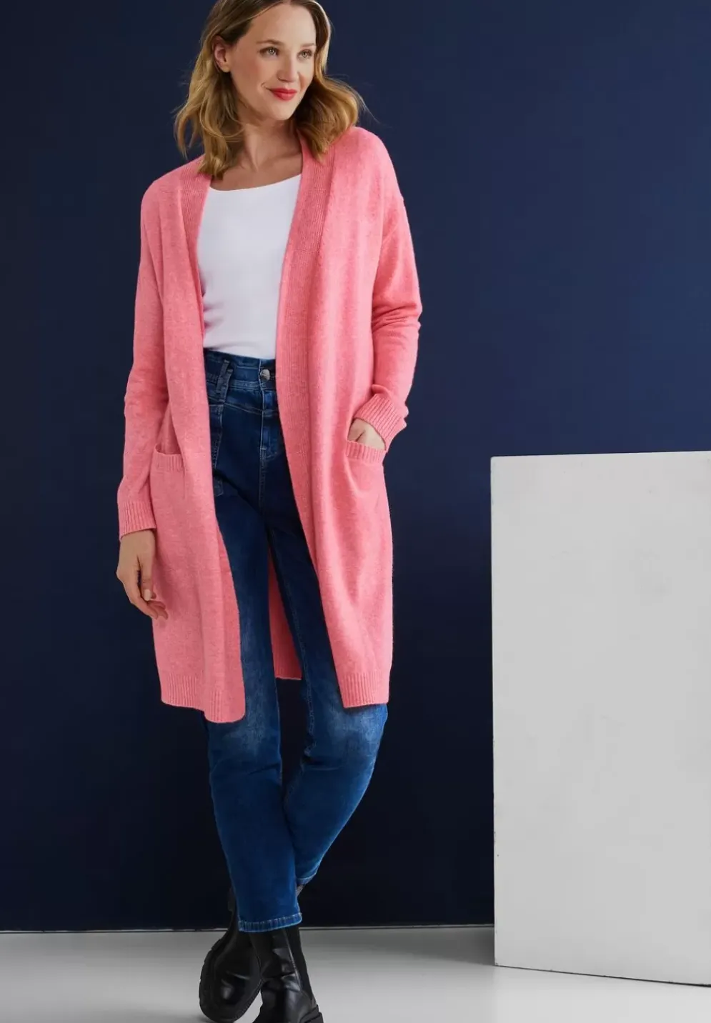 Offener Long Cardigan