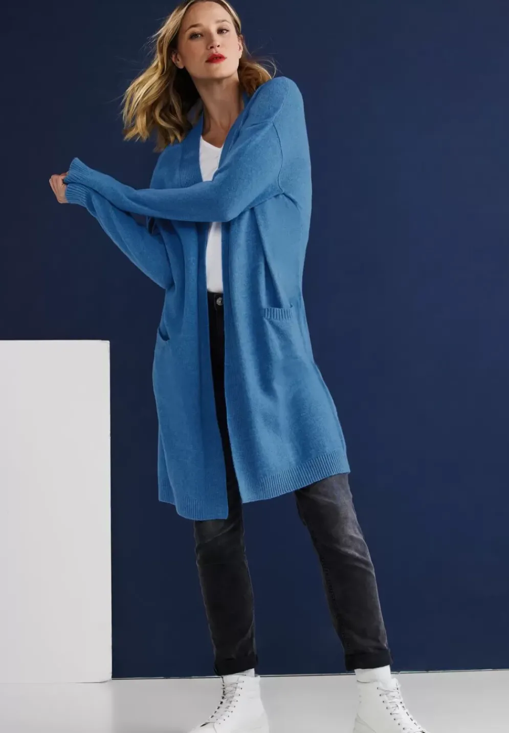 Offener Long Cardigan