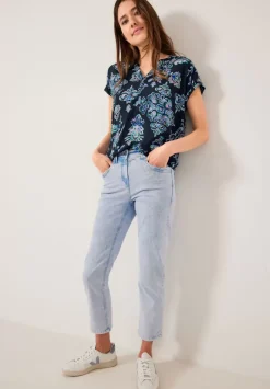 Ornament Print Bluse