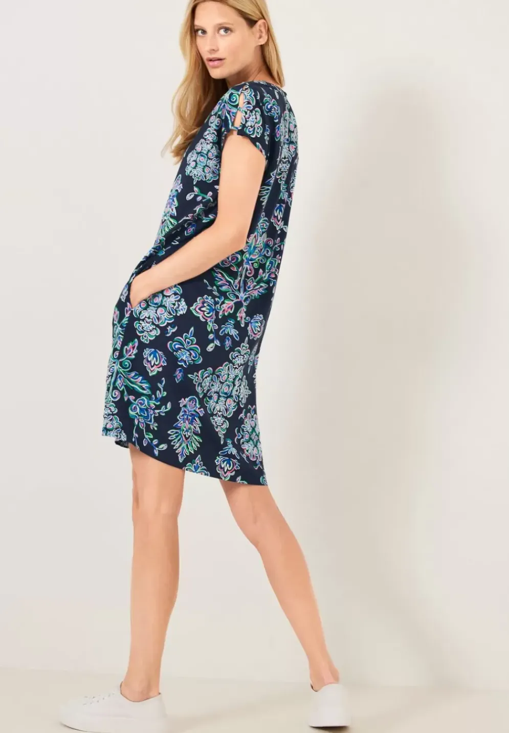 Ornament Print Kleid