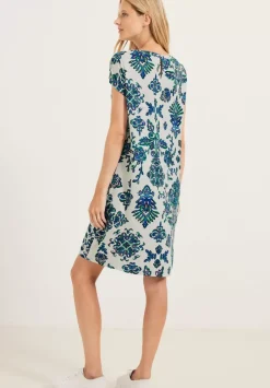 Ornament Print Kleid