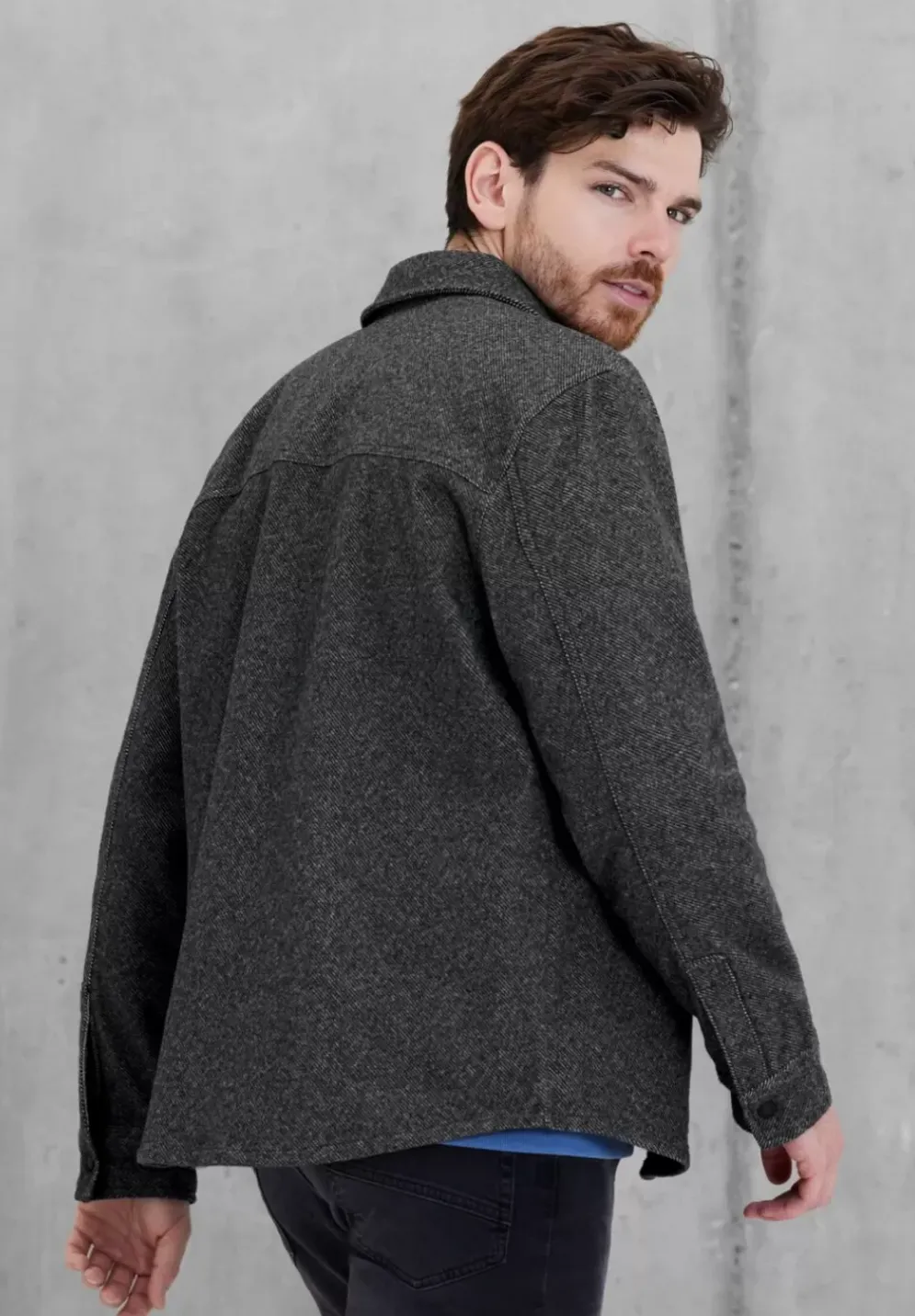 Overshirt In Wolloptik