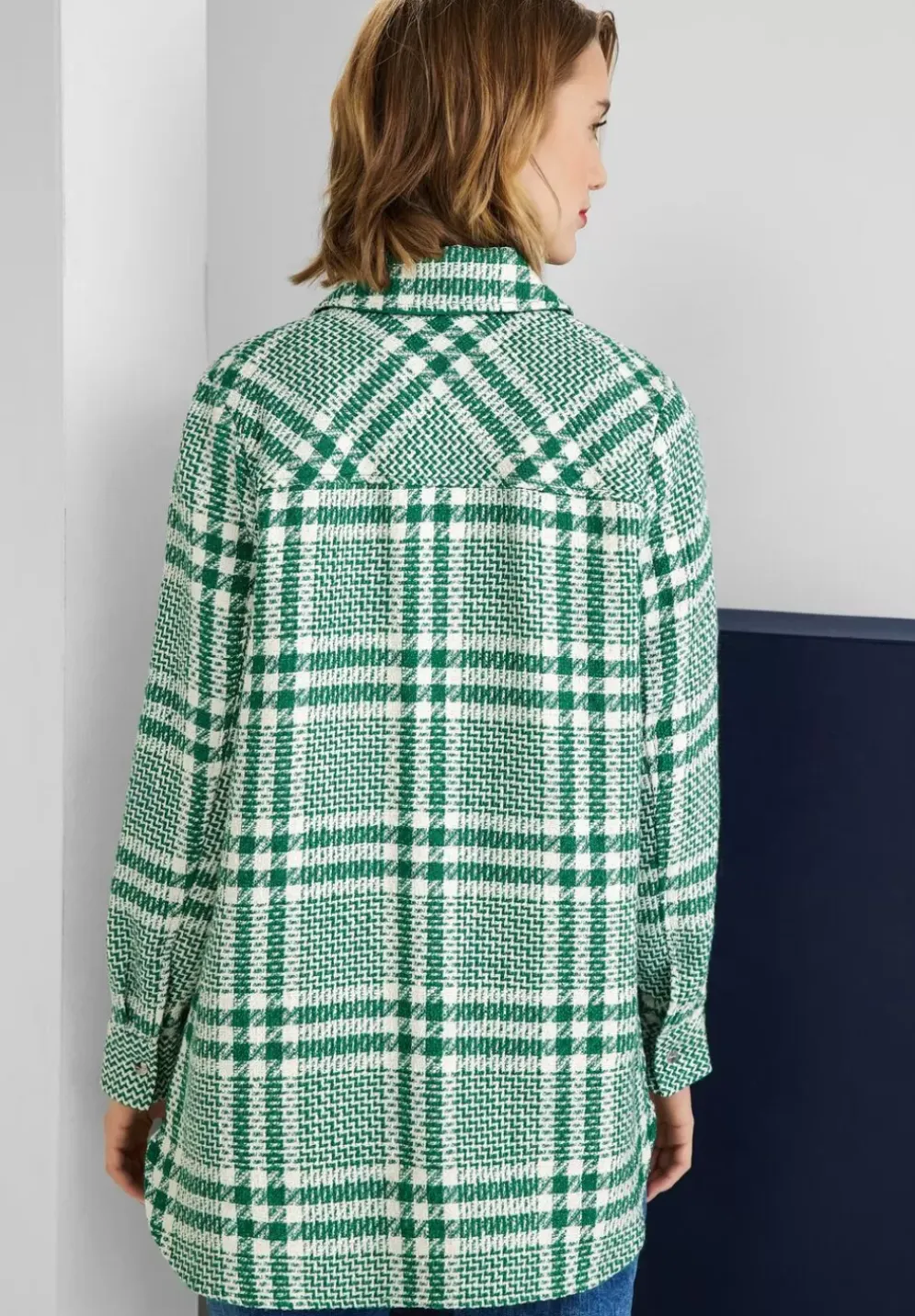 Overshirt Mit Karomuster