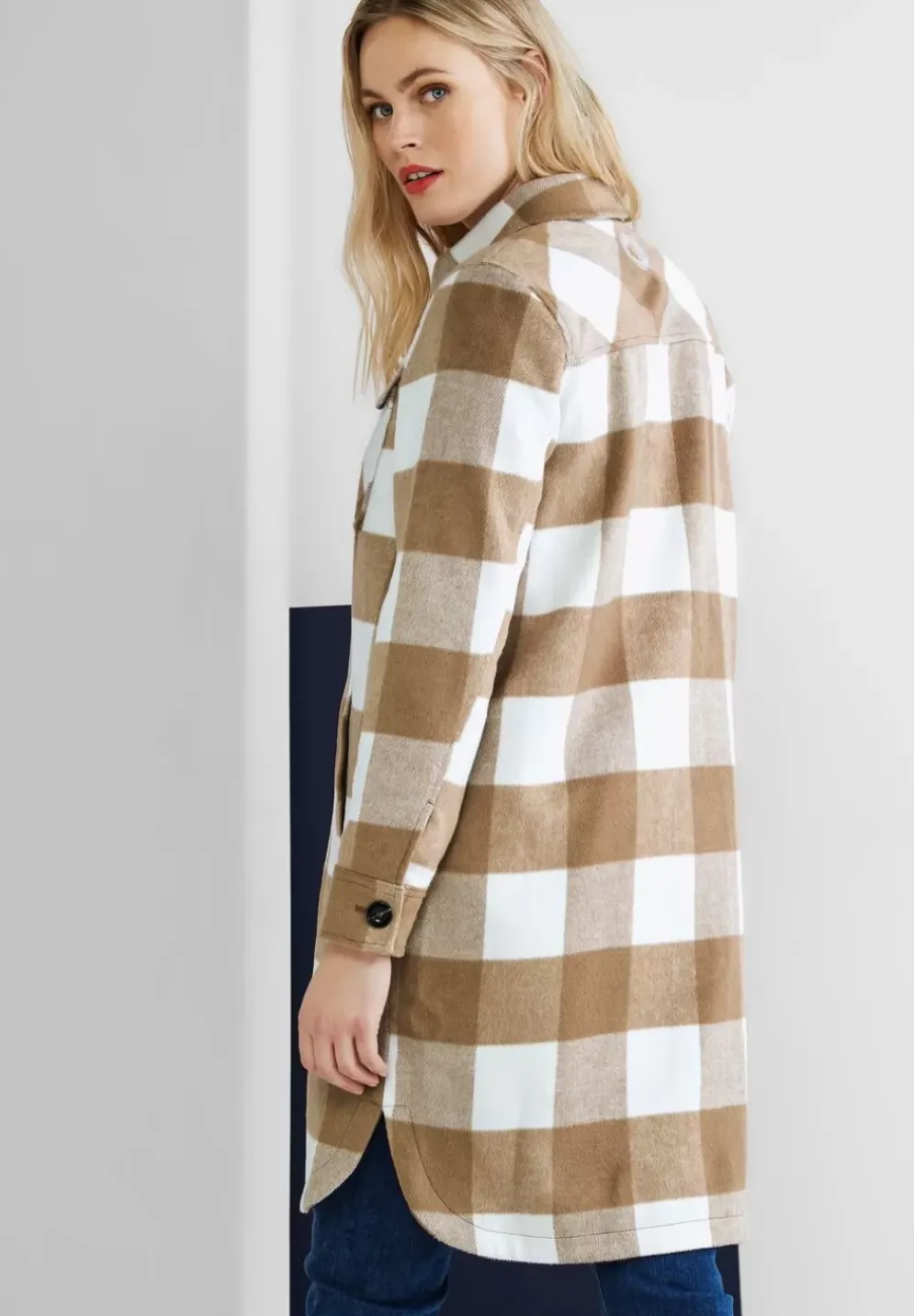 Overshirt Mit Karomuster