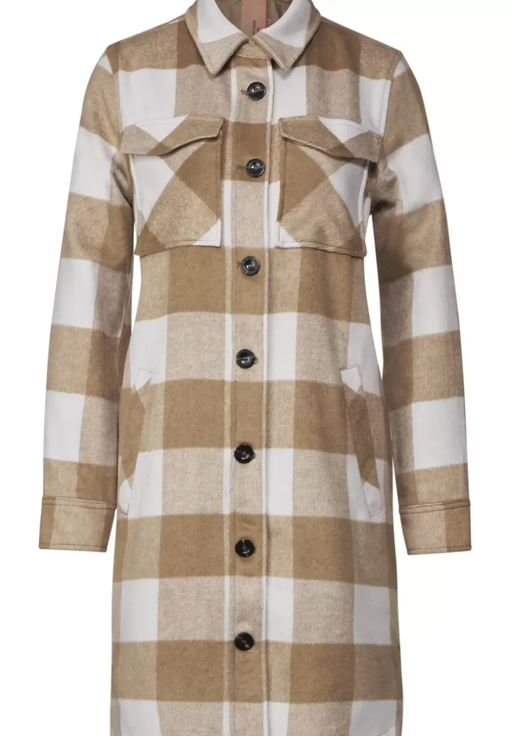 Overshirt Mit Karomuster