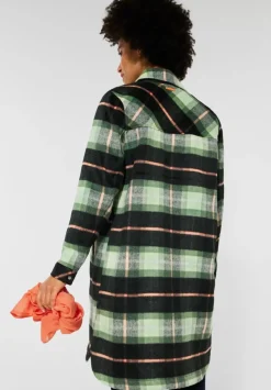Overshirt Mit Karomuster