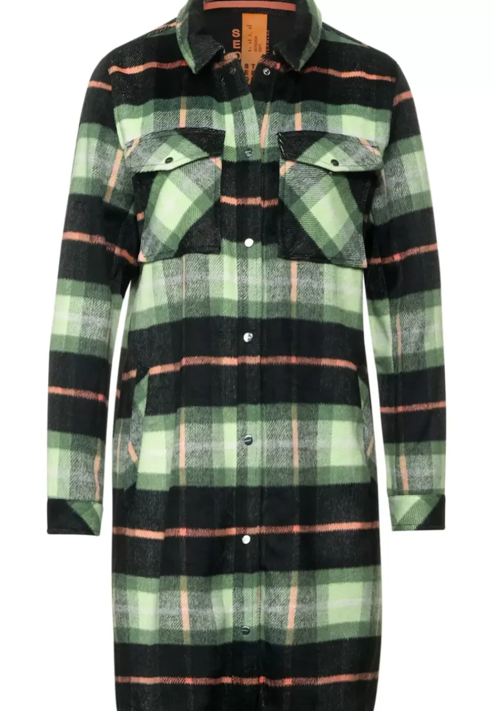 Overshirt Mit Karomuster