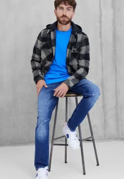 Overshirt Mit Sweatkapuze
