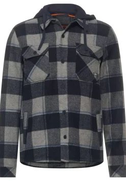 Overshirt Mit Sweatkapuze