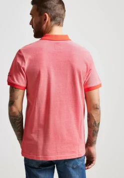 Oxford Polo Mit Brustprint