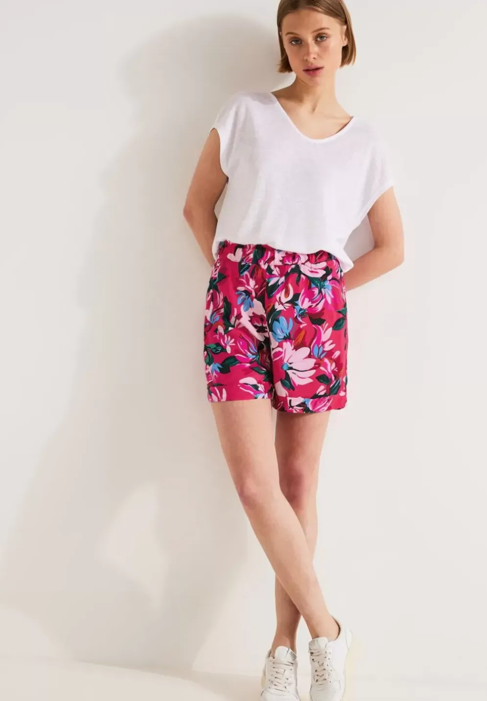 Paperbag Viskose Shorts