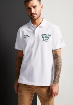 Piquee Printmix Poloshirt