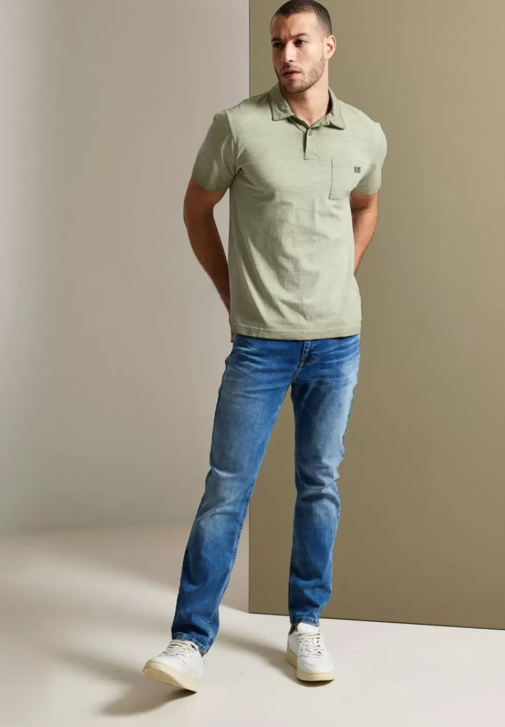 Poloshirt In Garment Dye