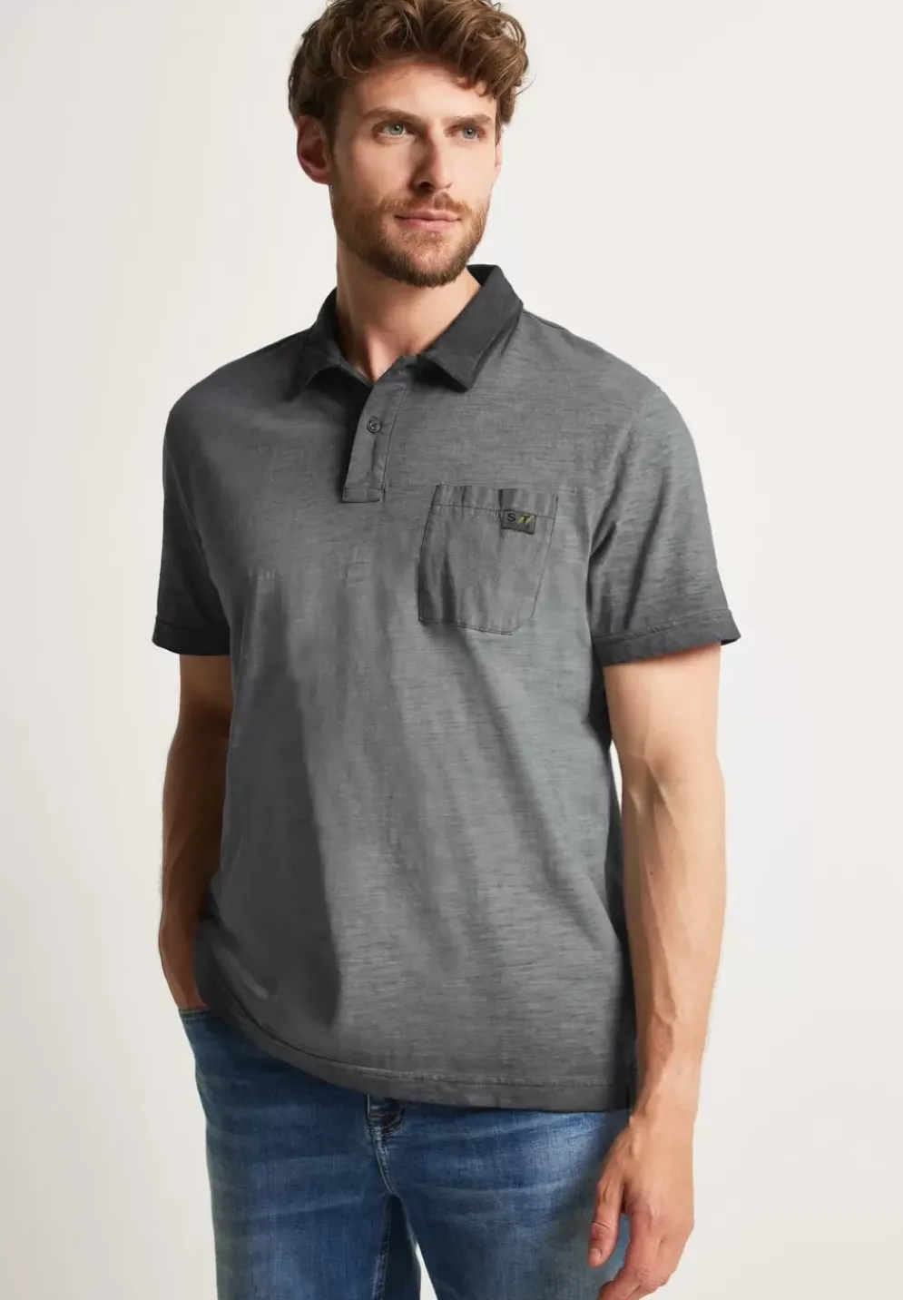 Poloshirt In Garment Dye