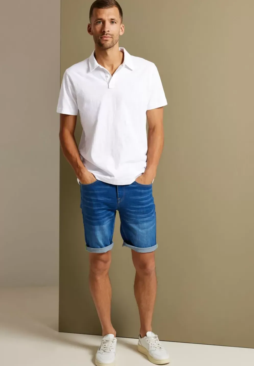 Poloshirt In Jersey Slub