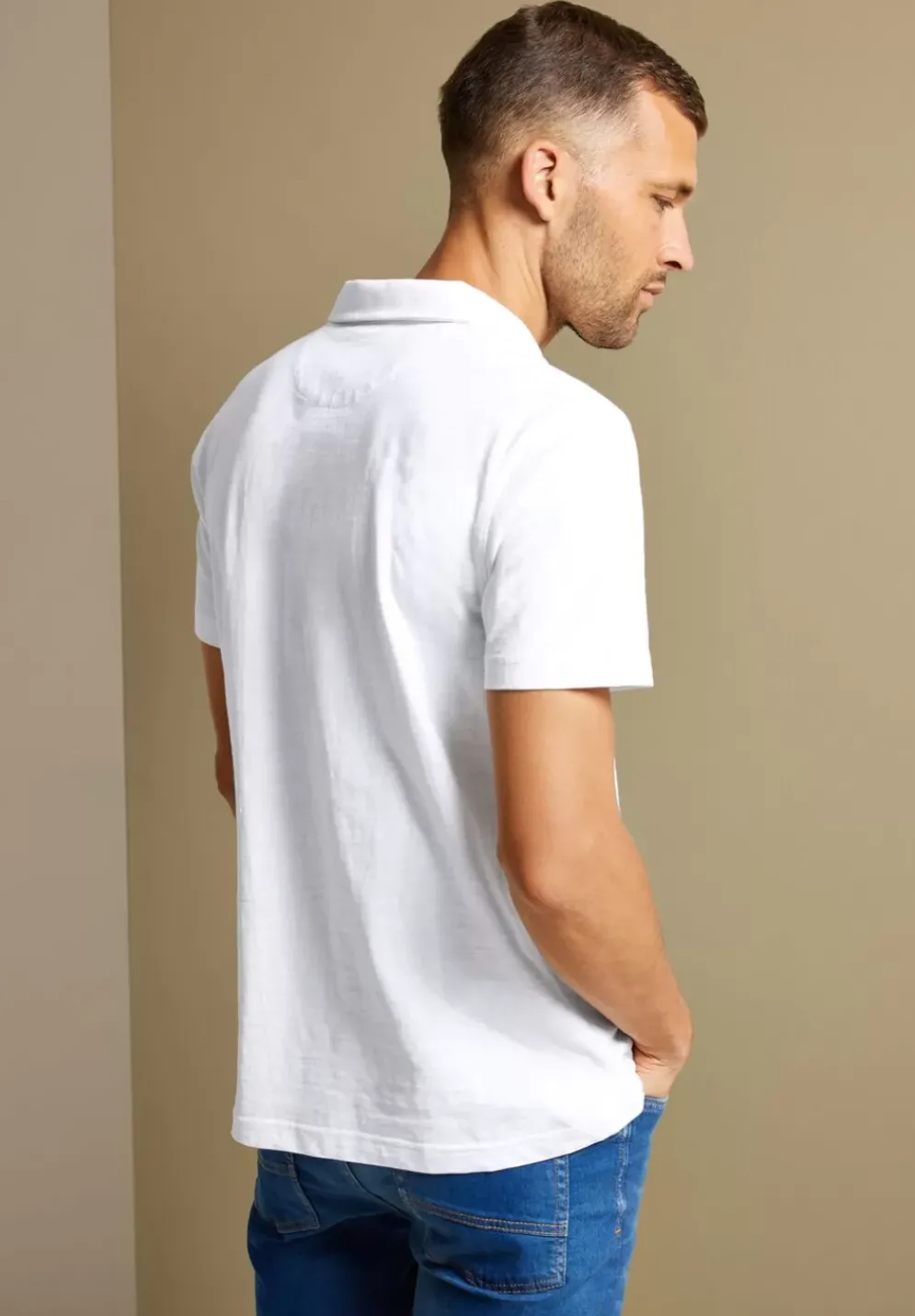 Poloshirt In Jersey Slub