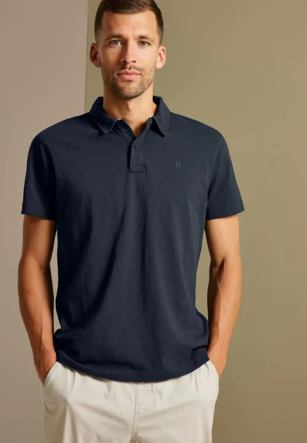 Poloshirt In Jersey Slub