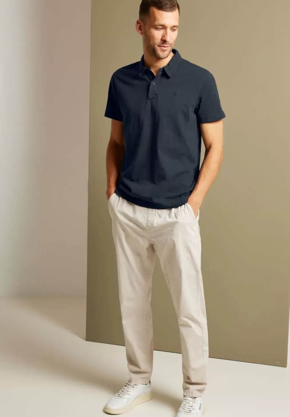 Poloshirt In Jersey Slub