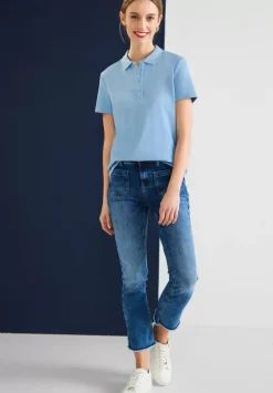 Poloshirt In Unifarbe