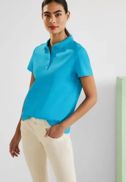 Poloshirt In Unifarbe