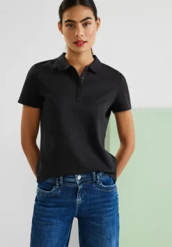 Poloshirt In Unifarbe