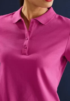 Poloshirt In Unifarbe
