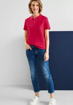 Poloshirt In Unifarbe