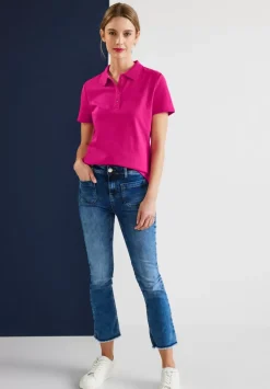 Poloshirt In Unifarbe