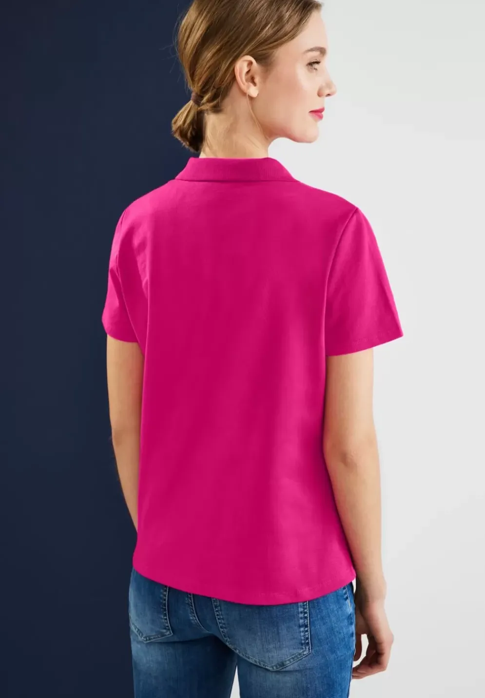 Poloshirt In Unifarbe