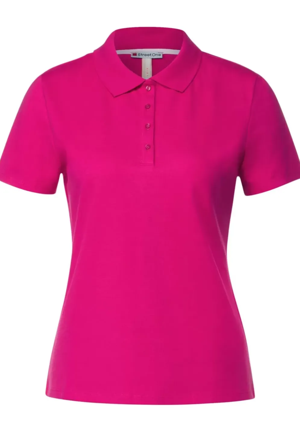 Poloshirt In Unifarbe