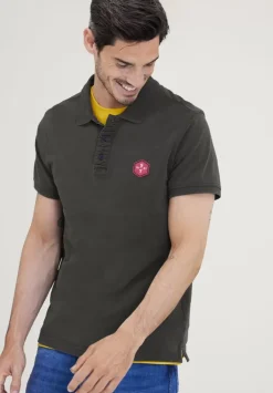 Poloshirt In Washed Optik