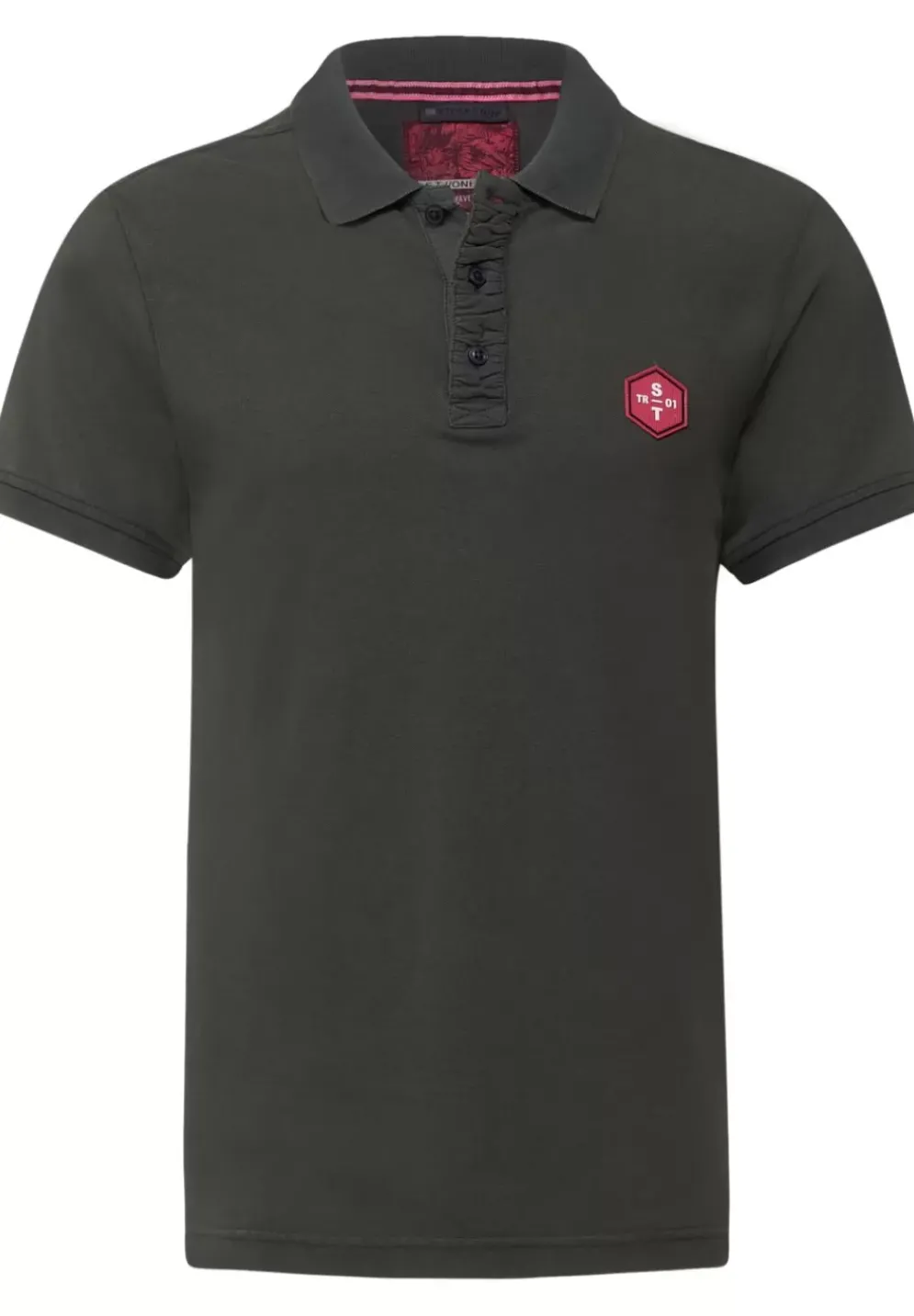 Poloshirt In Washed Optik