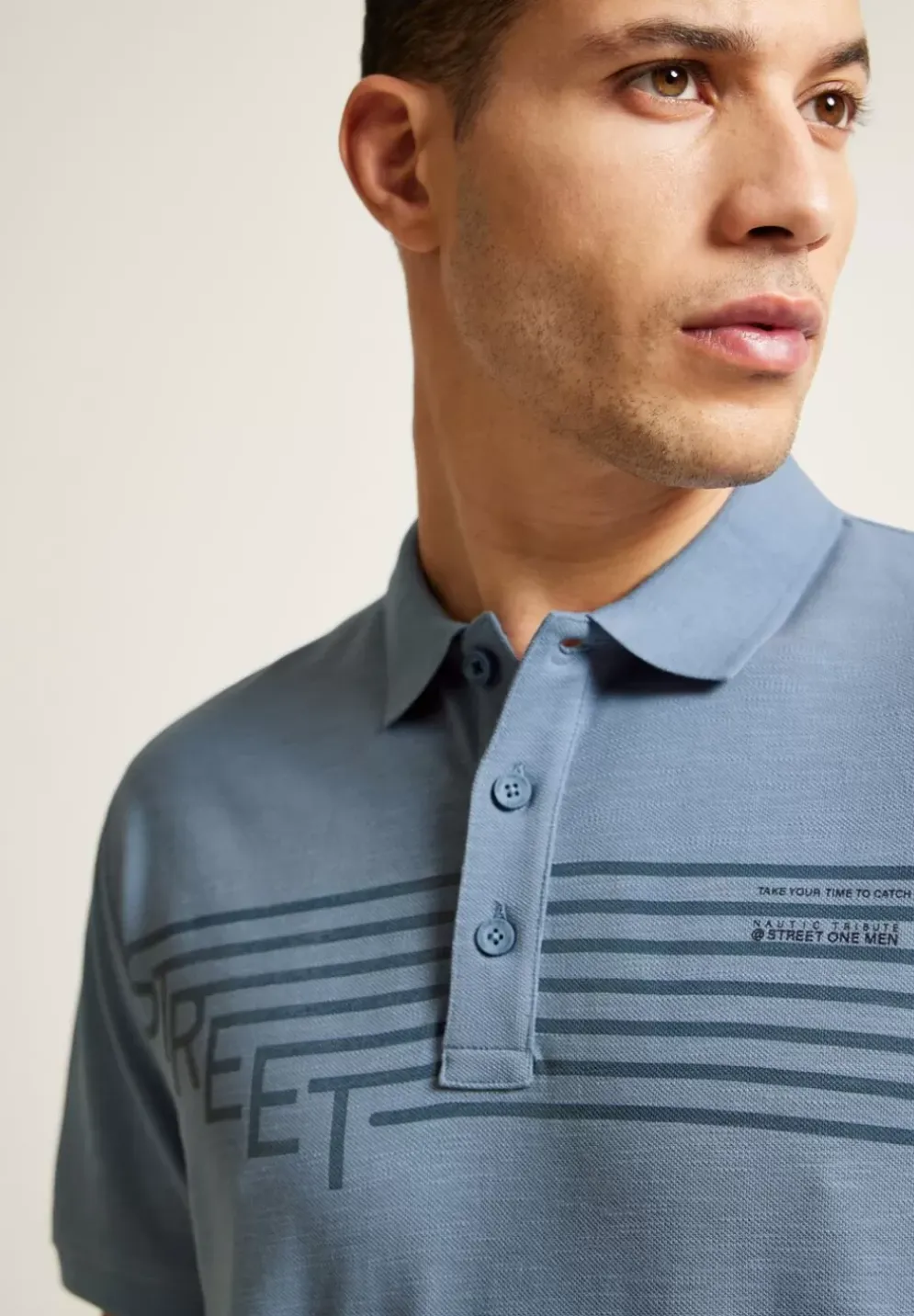 Poloshirt Mit Labelprint