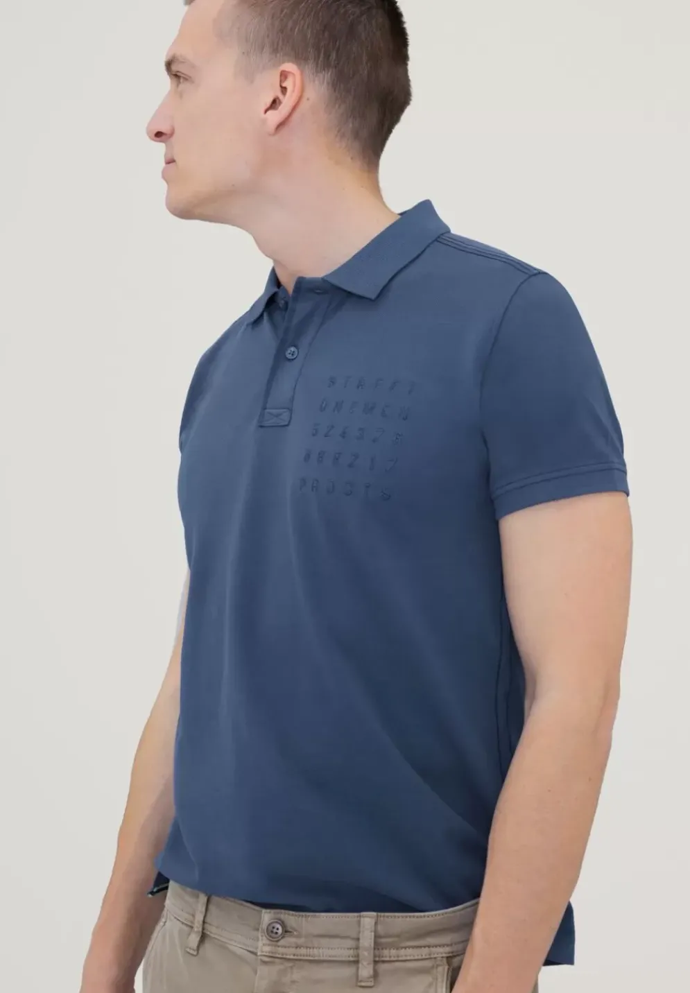 Poloshirt Mit Wordingprint