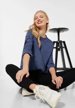 Print Bluse In Viskose