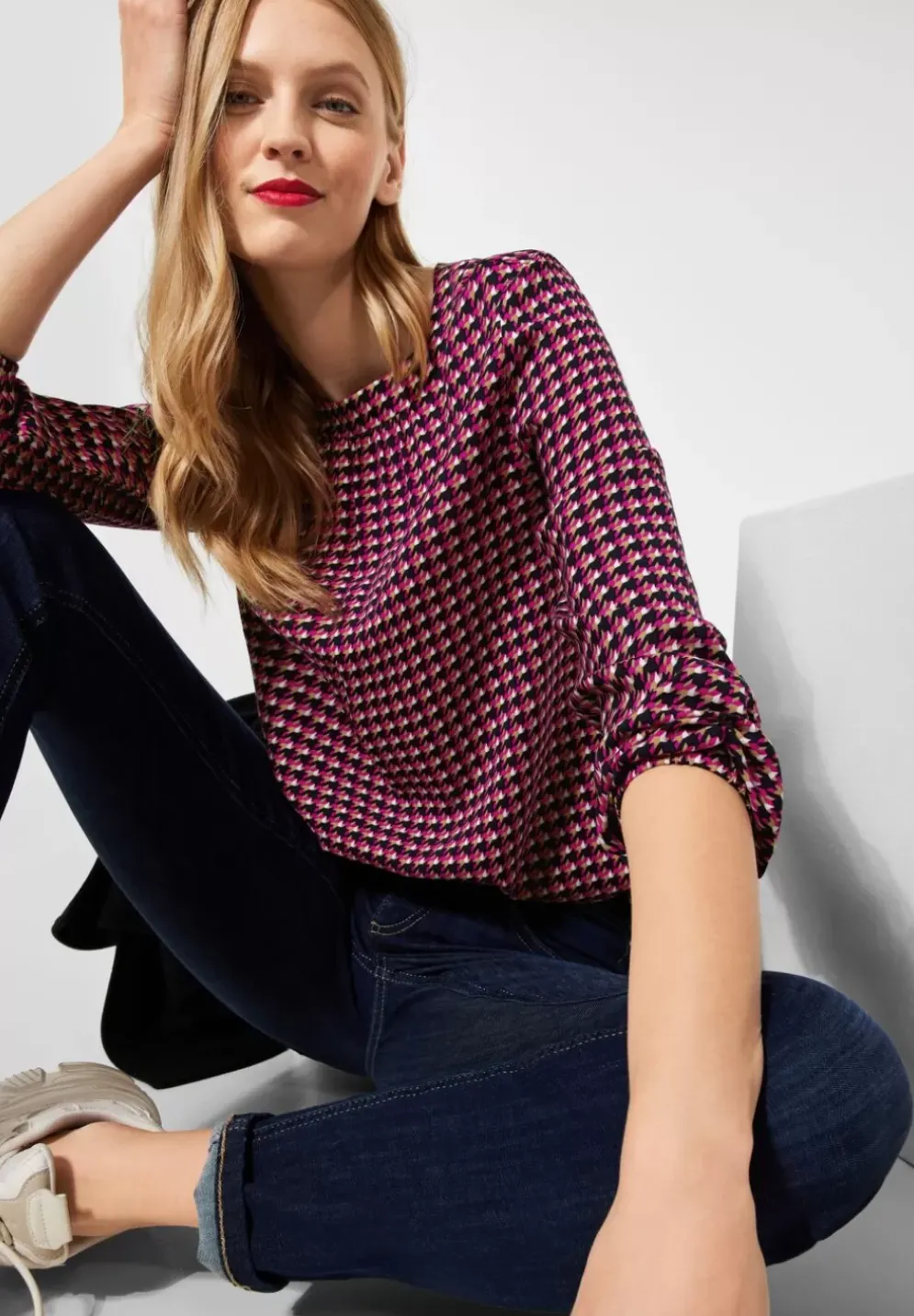 Print Bluse In Viskose