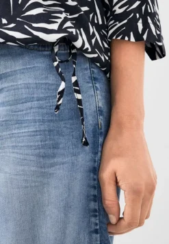 Print Bluse Mit 3/4 Armel