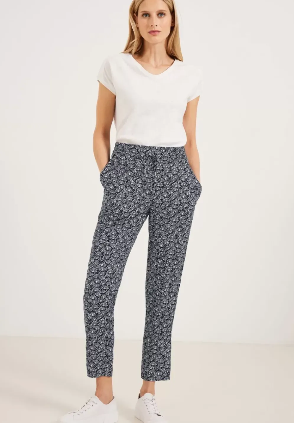 Print Casual Fit Hose