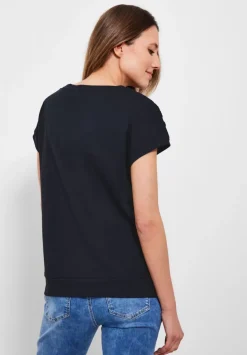 Print Frottee T-Shirt