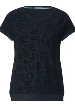 Print Frottee T-Shirt