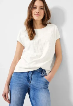 Print Frottee T-Shirt