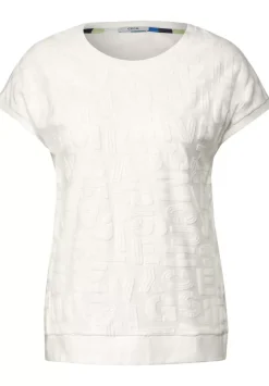 Print Frottee T-Shirt