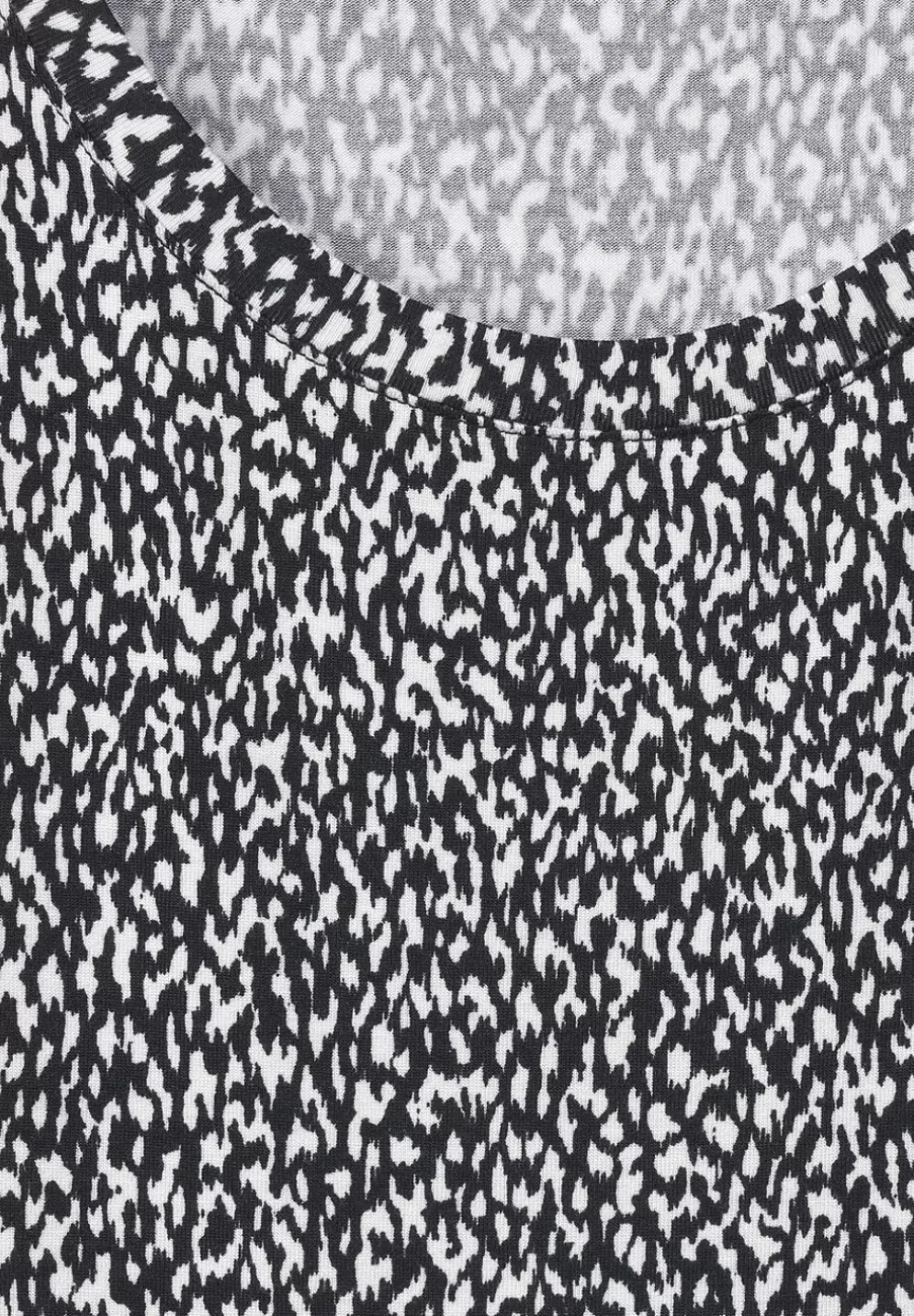 Print Jerseykleid Mit Volant