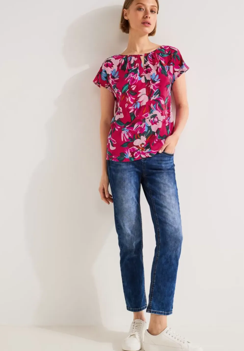 Print Materialmix Shirt