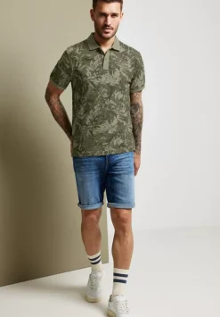 Print Piquee Poloshirt